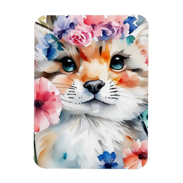 Magnet Flexible Design rétro vintage mignon pour enfants (Vertical)