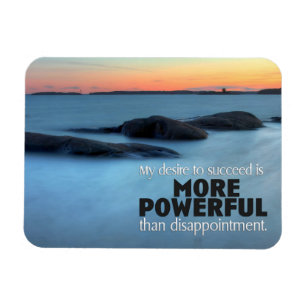 Magnet Flexible "Désir de réussir" Motivation Affirmation