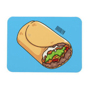 Magnet Flexible dessin animé de Burrito