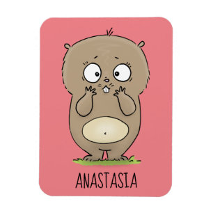 Magnet Flexible Dessin d'adorable hamster