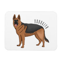 dessin de berger allemand