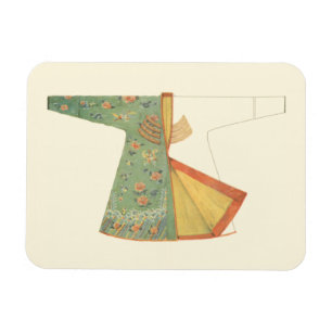 Magnet Flexible Dessin de kimono demi-fini