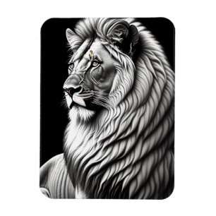 Magnet Flexible Dessin de lion peinture