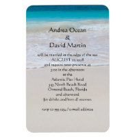 Destination Plage Mariage Personnalisé Invitation 