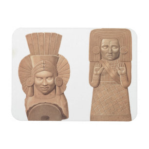 Magnet Flexible Deux chiffres de terre cuite des femmes de