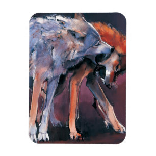 Magnet Flexible Deux loups 2001