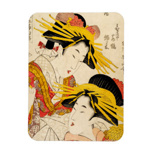 Magnet Flexible Deux oeuvres d'art de Geisha