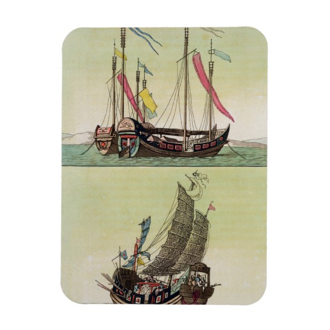 Magnet Flexible Deux sortes de junk chinoise, illustration de 'Le  (Vertical)
