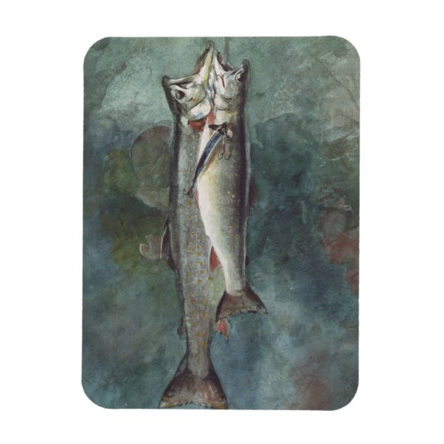 Magnet Flexible Deux truites (Vertical)