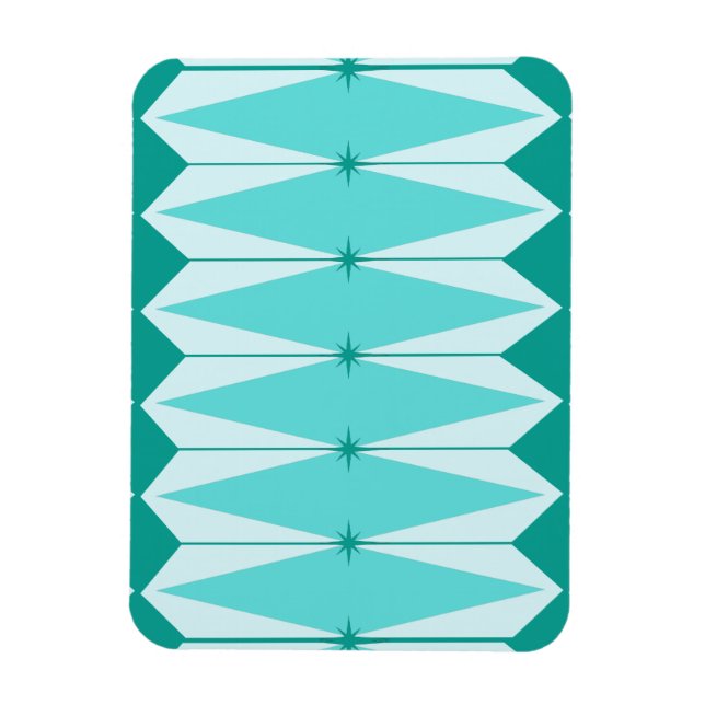 Magnet Flexible Diamants géométriques et amortisseurs Aimant flexi (Vertical)