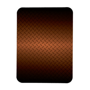 Magnet Flexible Diamondplate Look Pattern  Black to Copper Fade