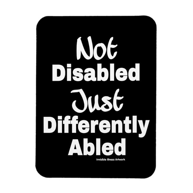 Magnet Flexible Différent Abled (Vertical)