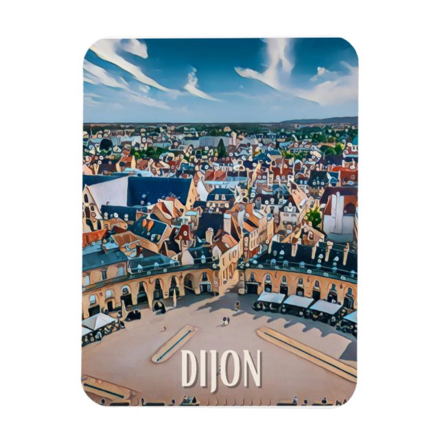 Magnet Flexible Dijon Photo Vintage (Vertical)