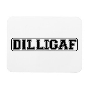 Magnet Flexible DILLIGAF - Grossiers drôles "font je regardent