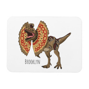 Magnet Flexible Dilophosaurus dessin animé