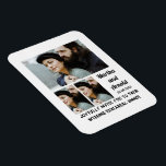 Magnet Flexible Dîner de répétition mariage personnalisé 3 Collage<br><div class="desc">Dîner de répétition mariage Invitation personnalisée 3 Collage de photos. Créez un faire-part de mariage unique avec vos photos et modifiez les noms et la date en utilisant ce modèle pour mariage.</div>