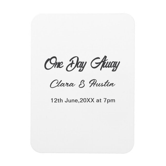 Magnet Flexible Dîner de répétition Un jour avant la nuit précédan (Vertical)