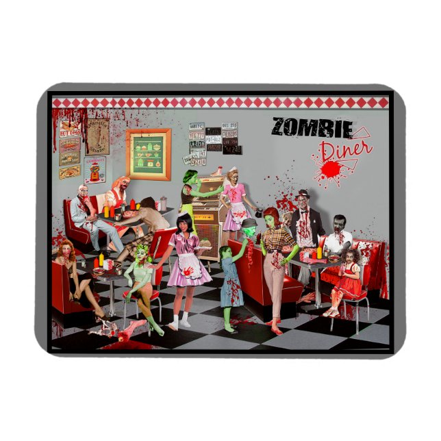Magnet Flexible Diner de Zombie (Horizontal)