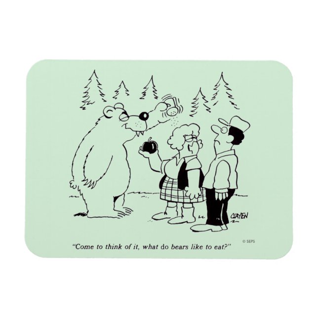 Magnet Flexible Dîner des ours (Horizontal)