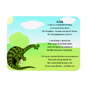 Magnet Flexible Dinosaur Son Aimant Poem