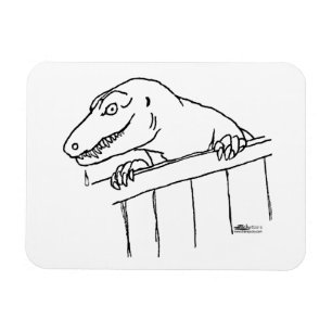 Magnet Flexible Dinosaure de quartier convivial
