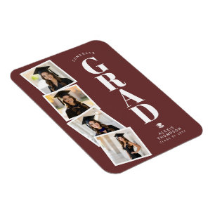 Magnet Flexible Diplôme de fin d'études personnalisé moderne 