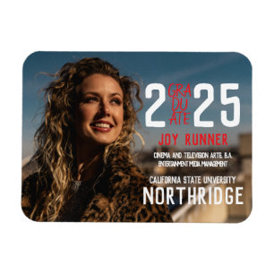 Magnet Flexible Diplômé de la promotion en photo moderne gras