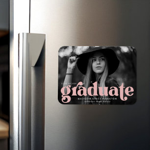Magnet Flexible Diplôme de photo en rose pâle