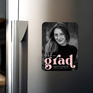 Magnet Flexible Diplôme de photo en rose pâle