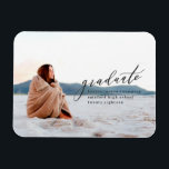 MAGNET FLEXIBLE DIPLÔME MINIMAL<br><div class="desc">UNE BELLE FAIRE-PART DE PHOTO MINIMALE. CALLIGRAPHIE LOTÉE À LA MAIN. PARTIE D'UNE COLLECTION.</div>