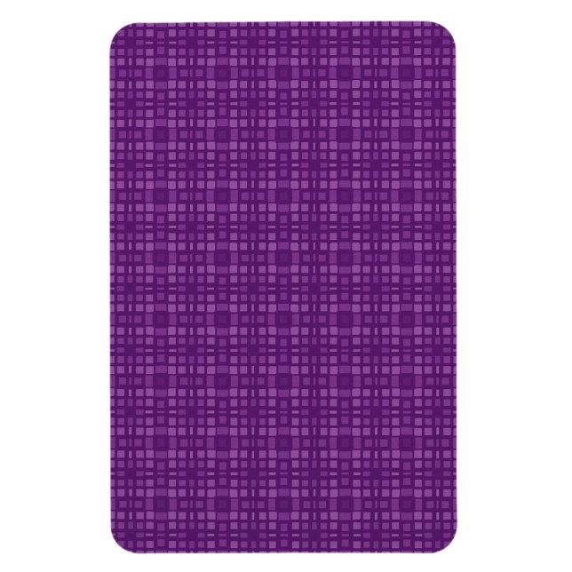 Magnet Flexible do-it-yourself Motif Carré violet Concevez votre p (Vertical)