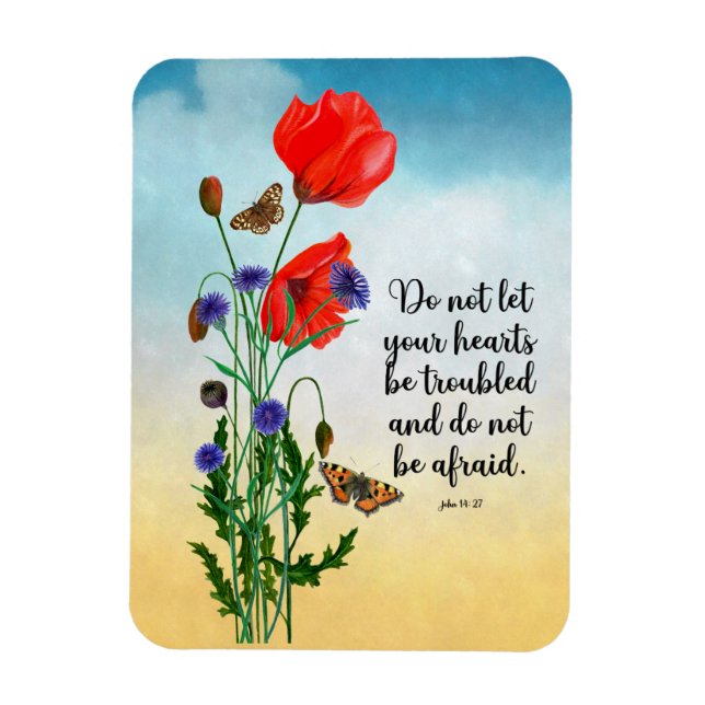 Magnet Flexible Do not let your hearts be troubled (Vertical)