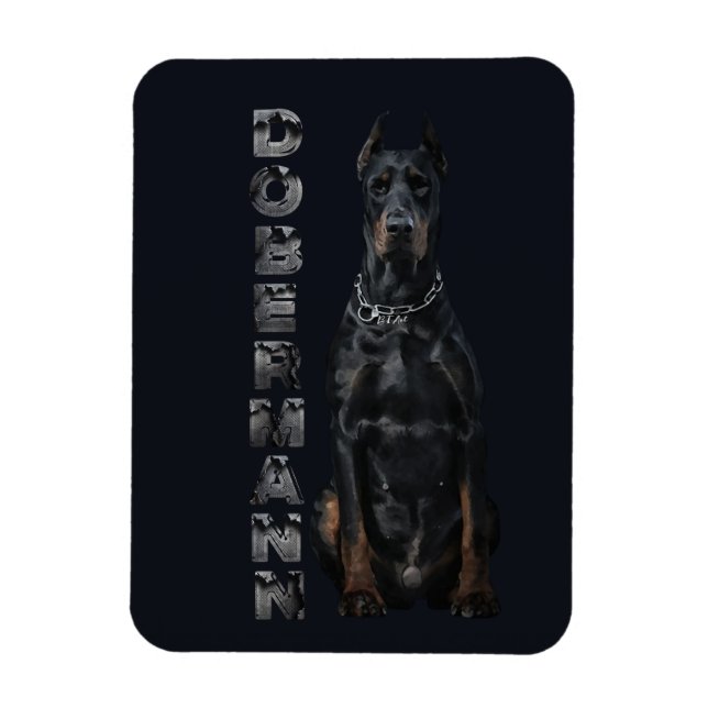 Magnet Flexible Doberman Pinscher (Vertical)