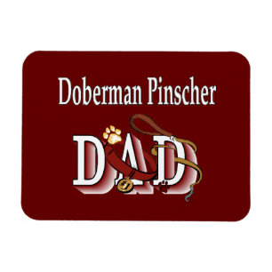 Magnet Flexible Doberman Pinscher Papa