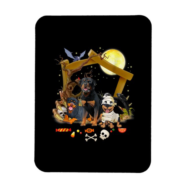 Magnet Flexible Dog Halloween Dog Halloween Poison (Vertical)