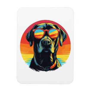 Magnet Flexible Dog with Sunglasses
