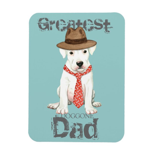 Magnet Flexible Dogo Argentino (Vertical)