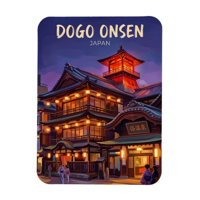 Magnet Flexible Dogo Onsen Japon (Vertical)