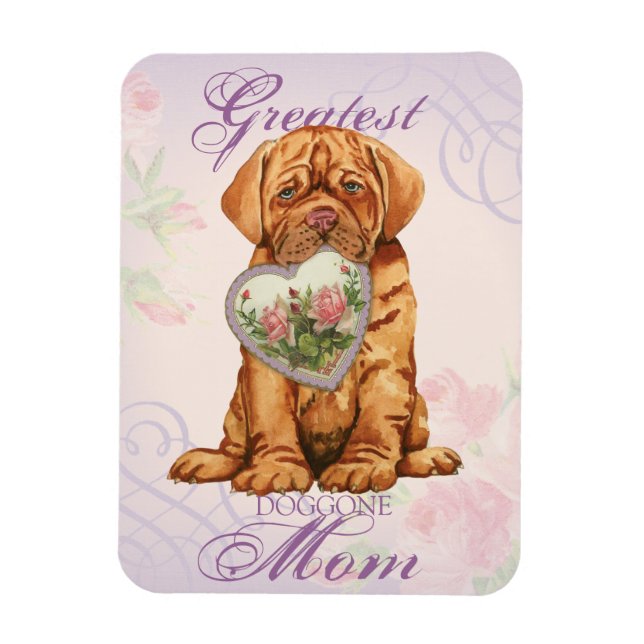 Magnet Flexible Dogue Heart Maman (Vertical)