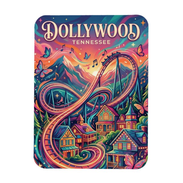 Magnet Flexible Dollywood Tennessee (Vertical)