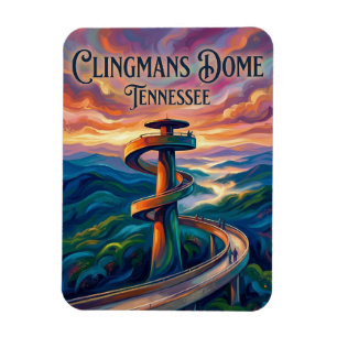 Magnet Flexible Dôme Clingmans Tennessee