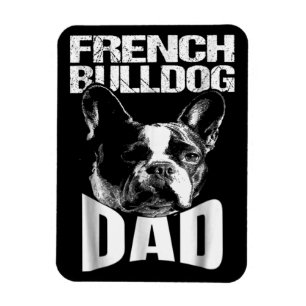 Magnet Flexible Don de chien   French Bulldog Papa
