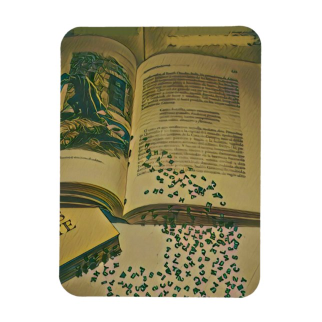 Magnet Flexible Don pour amoureux de bibliothèque (Vertical)