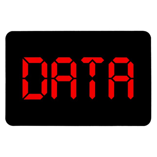 MAGNET FLEXIBLE DONNÉES NUMÉRIQUES (Horizontal)