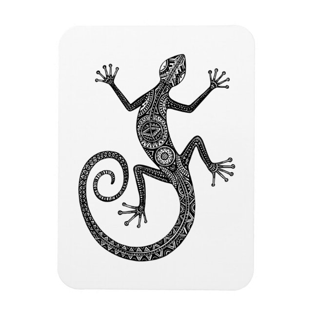 Magnet Flexible Doodle Lizard Ou Salamander (Vertical)