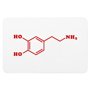 Magnet Flexible Dopamine formule chimique moléculaire