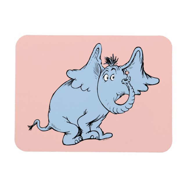 Magnet Flexible Dr. Seuss | Horton Côté Regard (Horizontal)