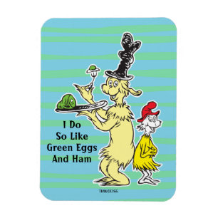 Magnet Flexible Dr. Seuss Les Œufs verts au jambon Ami & Sam-I