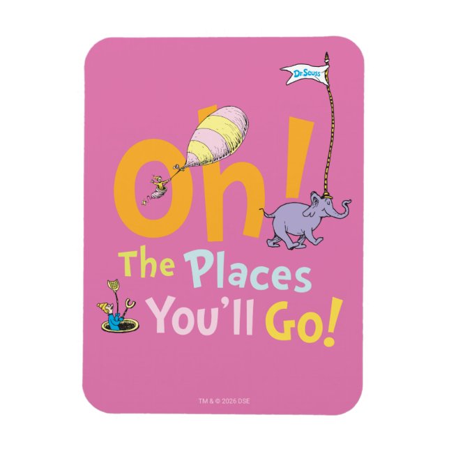 Magnet Flexible Dr. Seuss | Oh ! La Parade des Endroits (Vertical)