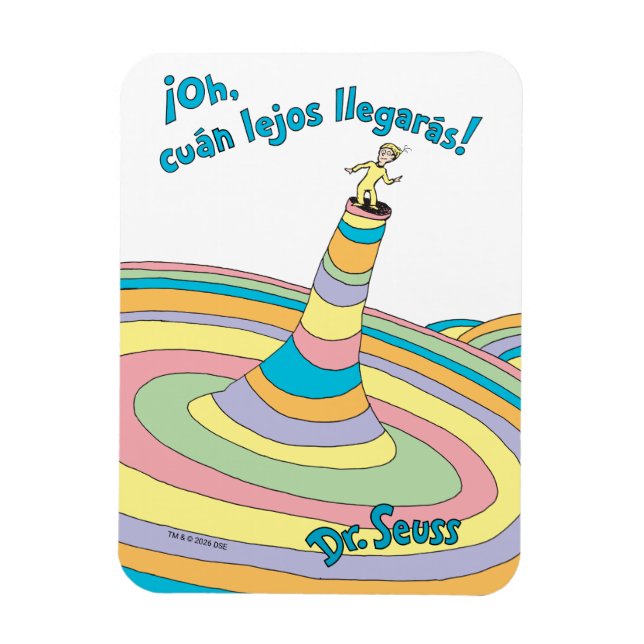 Magnet Flexible Dr. Seuss | Oh, vous irez loin ! (Vertical)